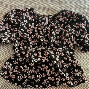 Girls size large blouse Good Luck Girl